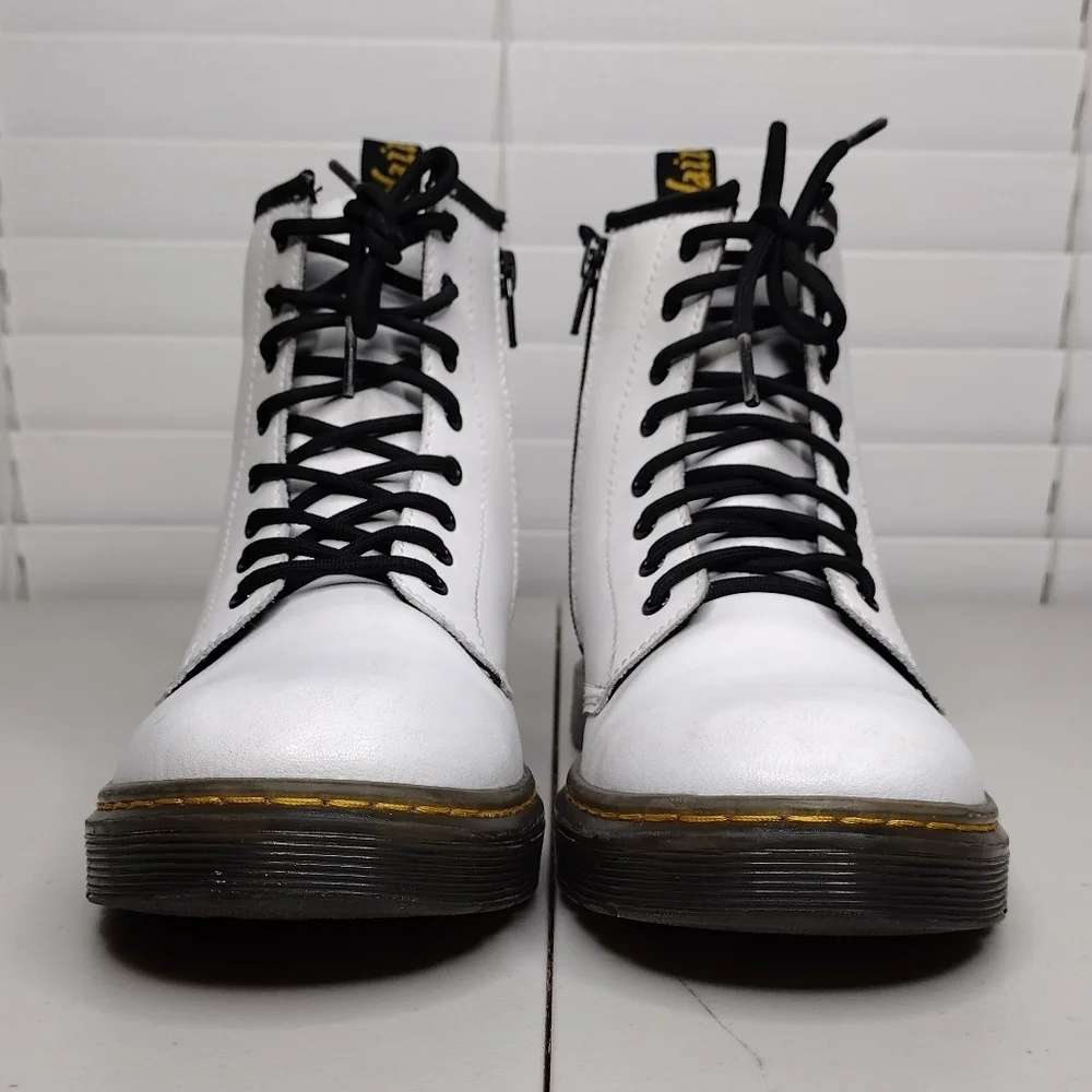 Dr. Martens Zavala Goth Punk Whimsigoth Side Zip Lace Up Combat Ankle Boots Sz 5 - Picture 3 of 15